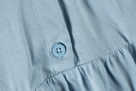 Natural Pure Cotton clothing, button on clothes.の写真素材