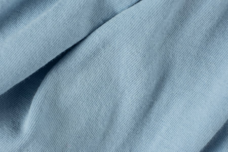 Macro texture of a fabric consisting of one hundred percent cottonの写真素材