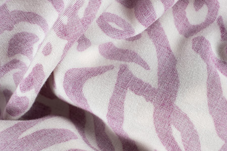 Macro View of Pure Viscose Fabric Texture.の写真素材