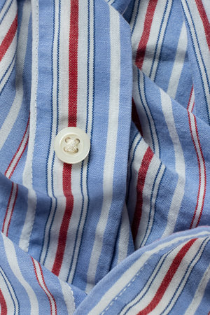Natural Pure Cotton clothing, button on clothes.の写真素材