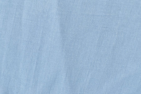 Blue Polyester Elastane Fabric Close-up.の写真素材