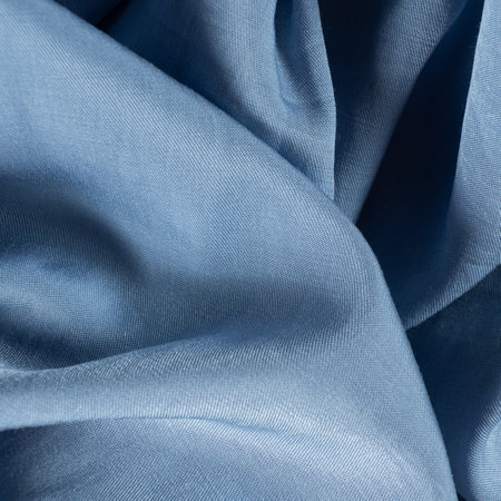Blue Polyester Elastane Fabric Close-up.の写真素材