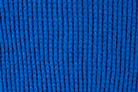 Macro Texture Blue Pure Cotton Fabric Top Viewの写真素材