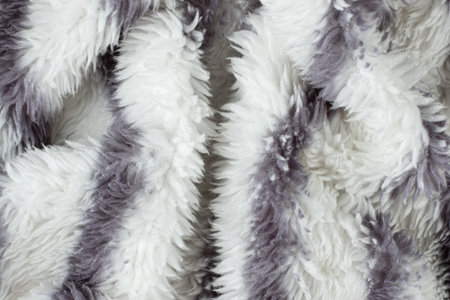 Synthetic Polyester Fabric Close-Up Backgroundの写真素材