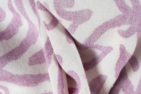 Macro texture of one hundred percent viscose fabric.の写真素材