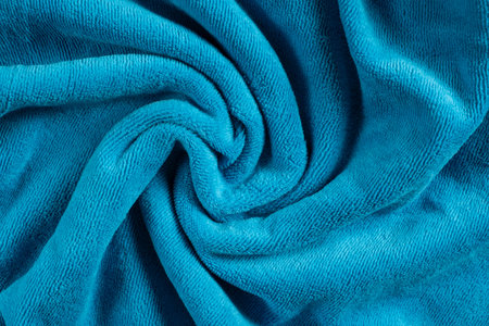 Macro texture cotton and polyester fabric top viewの写真素材