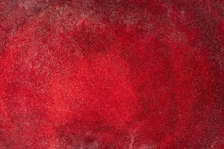 Macro Texture of Raw Red Beetroot Slice, Top View Background.の写真素材