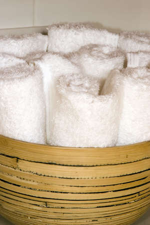 Bathroom towelsの写真素材