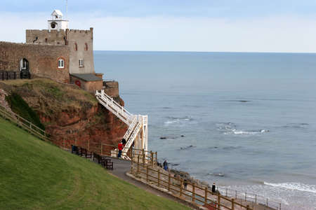 A Scenic view from Sidmouth, Devon.の写真素材