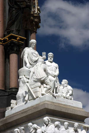 A Scenic View of The Prince Albert memorial in Hyde park, London.の写真素材