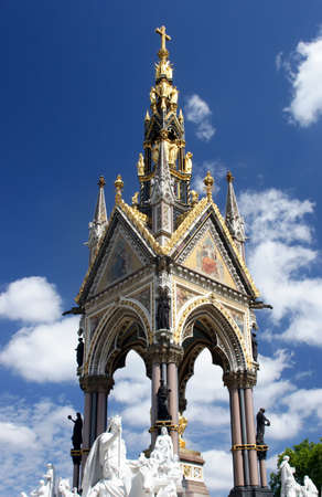 A Scenic View of The Prince Albert memorial in Hyde park, London.の写真素材