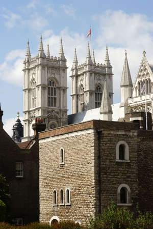 Westminster Abbey in London.の写真素材