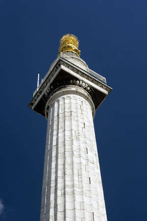 Monument to the great fire of London.の写真素材