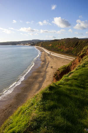 The Bay of Dawlish in Devon, Englandの写真素材