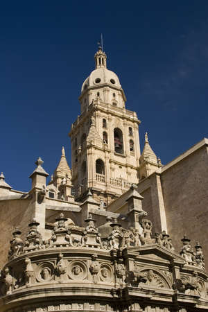 Santa María Cathedral of the Diocese of Cartagena in Murcia, Spain.の写真素材