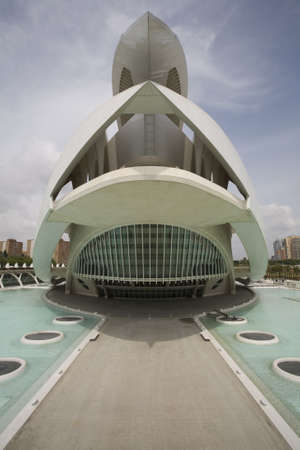 The Palau de Les Arts museum in Valencia, Spain.のeditorial素材