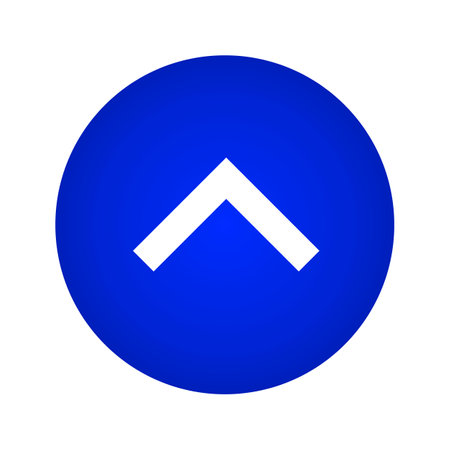 Swipe Arrow icon on a Blue Gradient Circle Shapeのイラスト素材