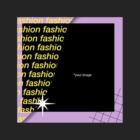 Abstract Shopping Template for social media. Vector Illustrationのイラスト素材