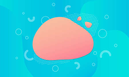 Abstract background with gradient shape. Wallpaper with pink liquid form. Vector illustrationのイラスト素材