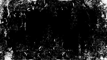 Grunge black textured wall background. Vector illustrationのイラスト素材