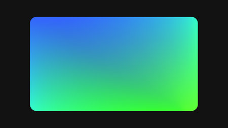 Blurred Colored Abstract Background Illustration. Smooth Transitions Blue and Green. Colorful...