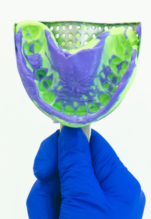 dental silicone impressionの写真素材