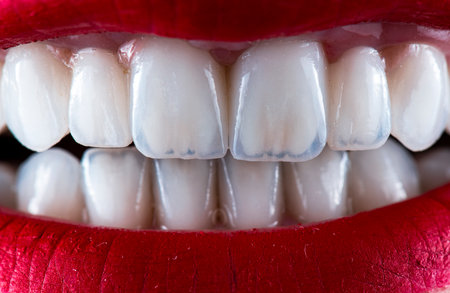 emax ceramic crowns and veneersの写真素材