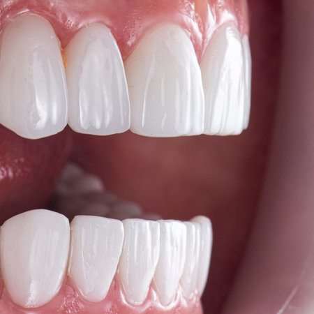 emax ceramic crowns and veneersの写真素材
