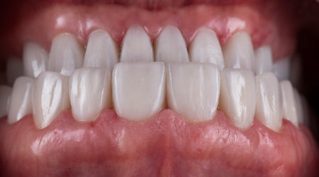 emax ceramic crowns and veneersの写真素材