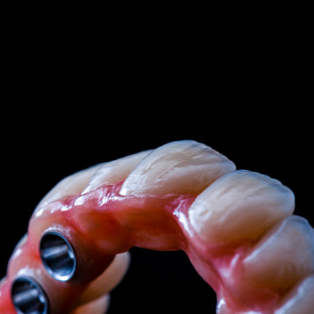 restorations on dental implantsの写真素材