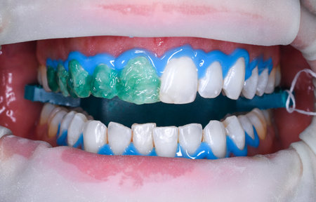teeth professional whiteningの写真素材
