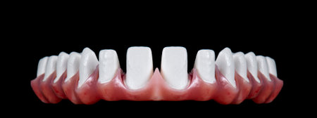 emax natural look crowns on implantsの写真素材