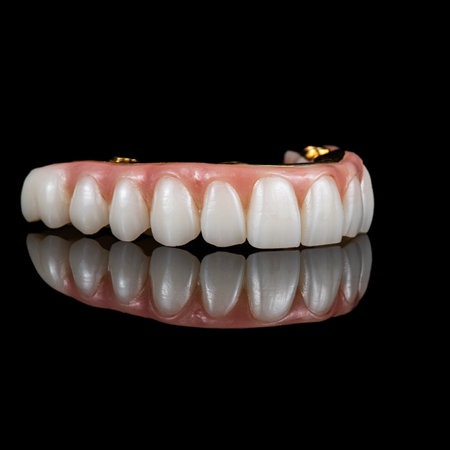 zircon bridge on 8 implantsの写真素材