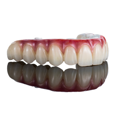 zircon bridge on 8 implantsの写真素材