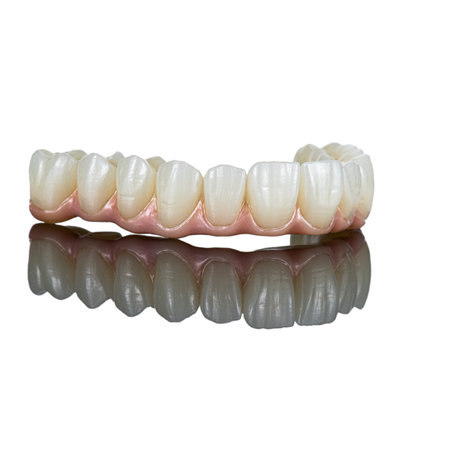 zircon bridge on 8 implantsの写真素材