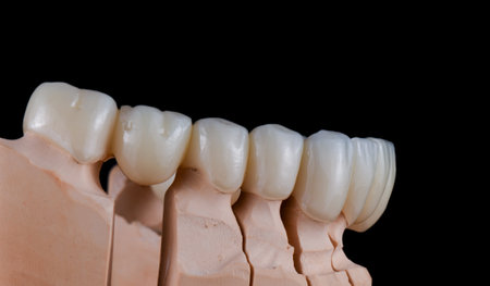 emax ceramic cowens on implantsの写真素材