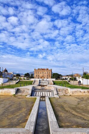 Zisa view of the garden  Palermo の写真素材
