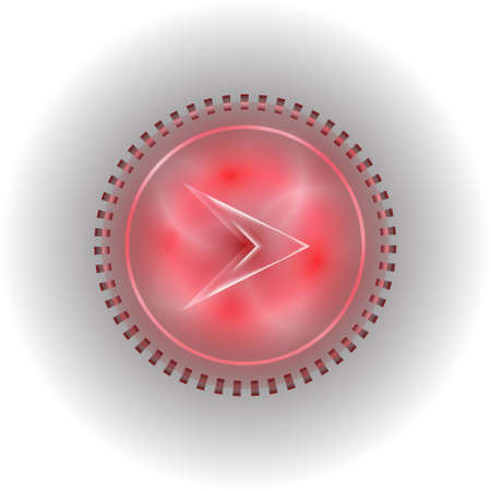 red abstract circleのイラスト素材