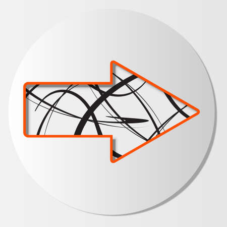 icon with arrowのイラスト素材