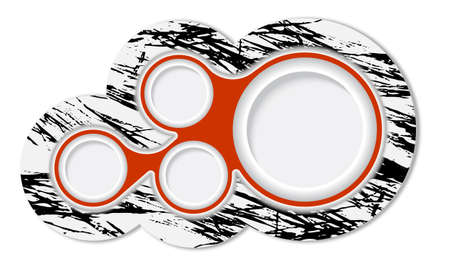 red speech bubbleのイラスト素材