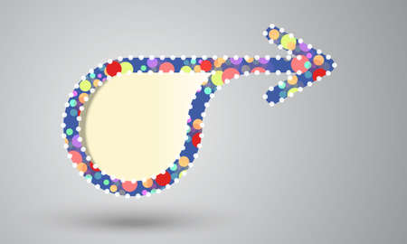 text box with arrowのイラスト素材