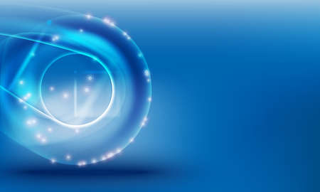 blue abstract backgroundのイラスト素材