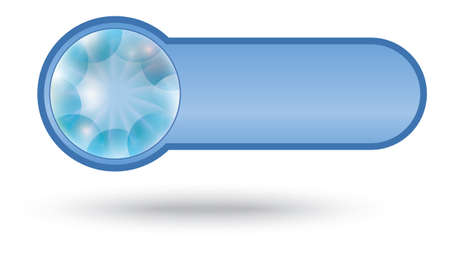 blue frame for textのイラスト素材