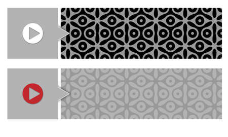 abstract bannerのイラスト素材