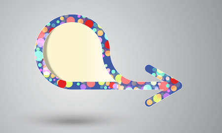 text box with arrowのイラスト素材