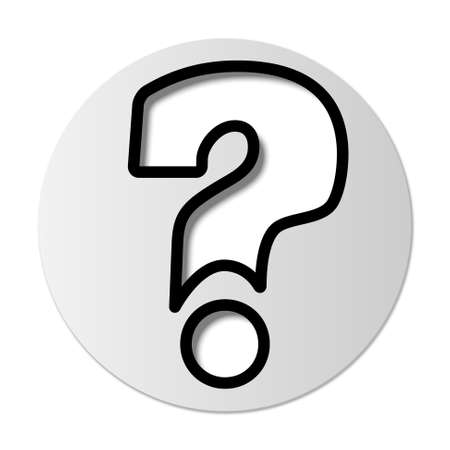 icon with question markのイラスト素材