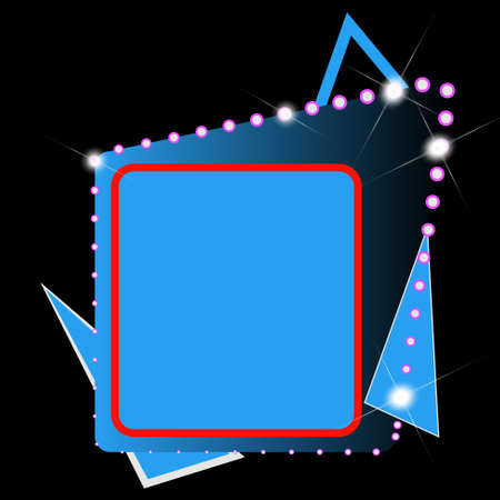 abstract text frameのイラスト素材
