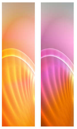 vertical abstract bannerのイラスト素材