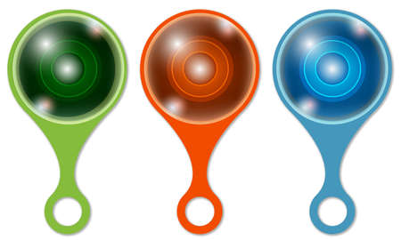 three iconsのイラスト素材