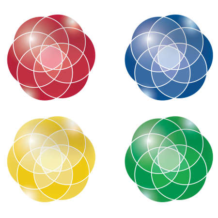 abstract objectのイラスト素材